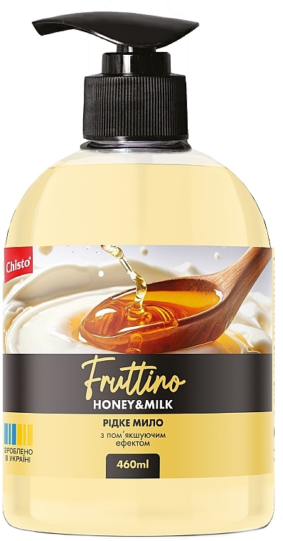 Chisto Fruttino рідке мило 460мл Honey&Milk